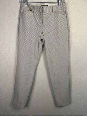 Express Women’s Dress Pants - Black & White Micro Check